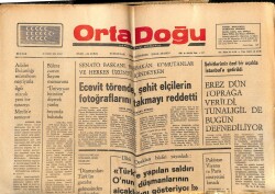 Ortadoğu Gazetesi 27 Ekim 1975 - Ecevit Törende Şehit Elçilerin Fotoğraflarını Takmayı Reddetti GZ66490 - 1