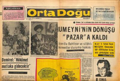 Ortadoğu Gazetesi 27 Ocak 1979 - Dünyanın En Uzun Demiryolu Tüneli Japonyada Açıldı GZ81508 - 1