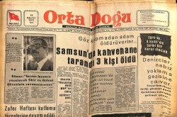 Ortadoğu Gazetesi 28 Ağustos 1979 - Samsunda Kahvehane Tarandı,3 Kişi Öldü GZ66531 - 2