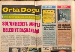 Ortadoğu Gazetesi 28 Ekim 1978 - Solun Hedefi MHPli Belediye Başkanları GZ66507 - 1