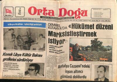 Ortadoğu Gazetesi 28 Eylül 1979 - Gaziantep Eczacılar Odası İkinci Başkanı Öldürüldü GZ69031 - 1