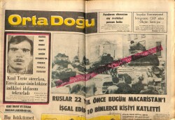 Ortadoğu Gazetesi 3 Kasım 1978 - Ruslar 22 Yıl Önce Macaristanı İşgal Edip 10 Binlerce Kişiyi Katletti GZ66494 - 1