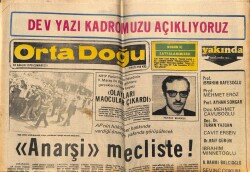 Ortadoğu Gazetesi 30 Aralık 1978 - Anarşi Mecliste GZ66495 - 1