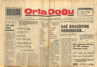 Ortadoğu Gazetesi 30 Eylül 1974 - İngiliz Üssündeki Türkler Mülteci Belgesi İstiyor GZ115203 - 1
