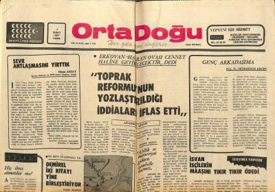 Ortadoğu Gazetesi 4 Şubat 1977 - Pipo İmalcileri Zor Durumda , Lületaşı Üretimi Azaldı... GZ87322 - 1