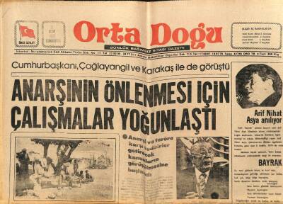 Ortadoğu Gazetesi 5 Ocak 1980 - Arif Nihat Asya Anılıyor GZ80934 - 1