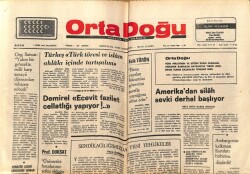 Ortadoğu Gazetesi 6 Ekim 1975 - Amerika dan Silah Sevki Derhal Başlıyor GZ66480 - 1
