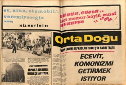 Ortadoğu Gazetesi 6 Kasım 1978 - Ecevit Komünizmi Getirmek İstiyor GZ66497 - 1