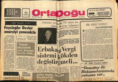 Ortadoğu Gazetesi 7 Şubat 1977 - Çaykur Basket Takımı Kurdu GZ87324 - 1