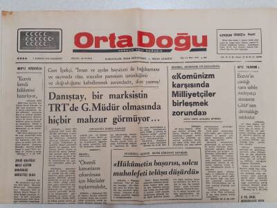 Ortadoğu Gazetesi - 7 Temmuz 1975 - Viranşehirde Halkı Tahrik Eden CHPli Militanlar Gözaltına Alındı GZ111365 - 1