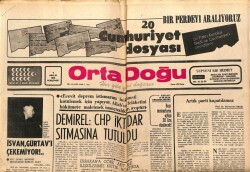 Ortadoğu Gazetesi 9 Aralık 1976 - Demirel CHP İktidar Sıtmasına Tutuldu GZ66595 - 2