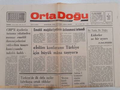 Ortadoğu Gazetesi - 9 Mayıs 1976 - Bulgarlaşmayı Kabul Etmeyen Türkler GZ111483 - 1