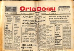 Ortadoğu Gazetesi 9 Şubat 1975 - Elazığ Halkı Anarşi Mitingini Dağıttı GZ66598 - 1