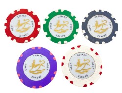 Oset Çerkez Eski Kumarhane Poker Fişi Takım JTF754 - Gökçekoleksiyon