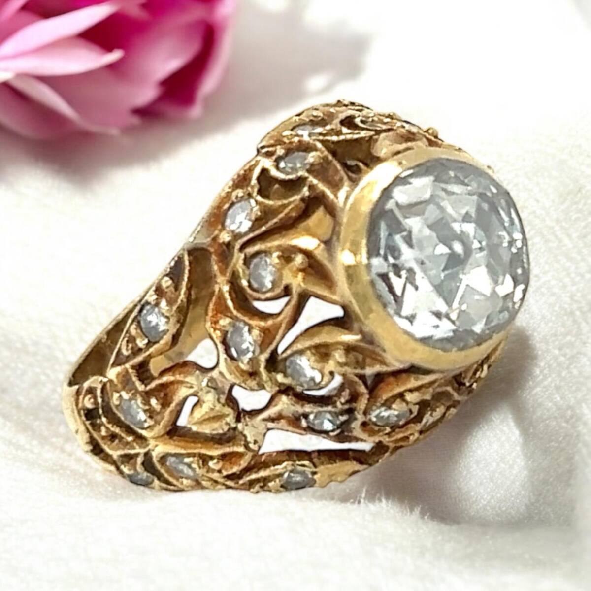 Osmanlı Dönemi 18 Ayar Elmas Yüzük ELM245 #29.90 - 1