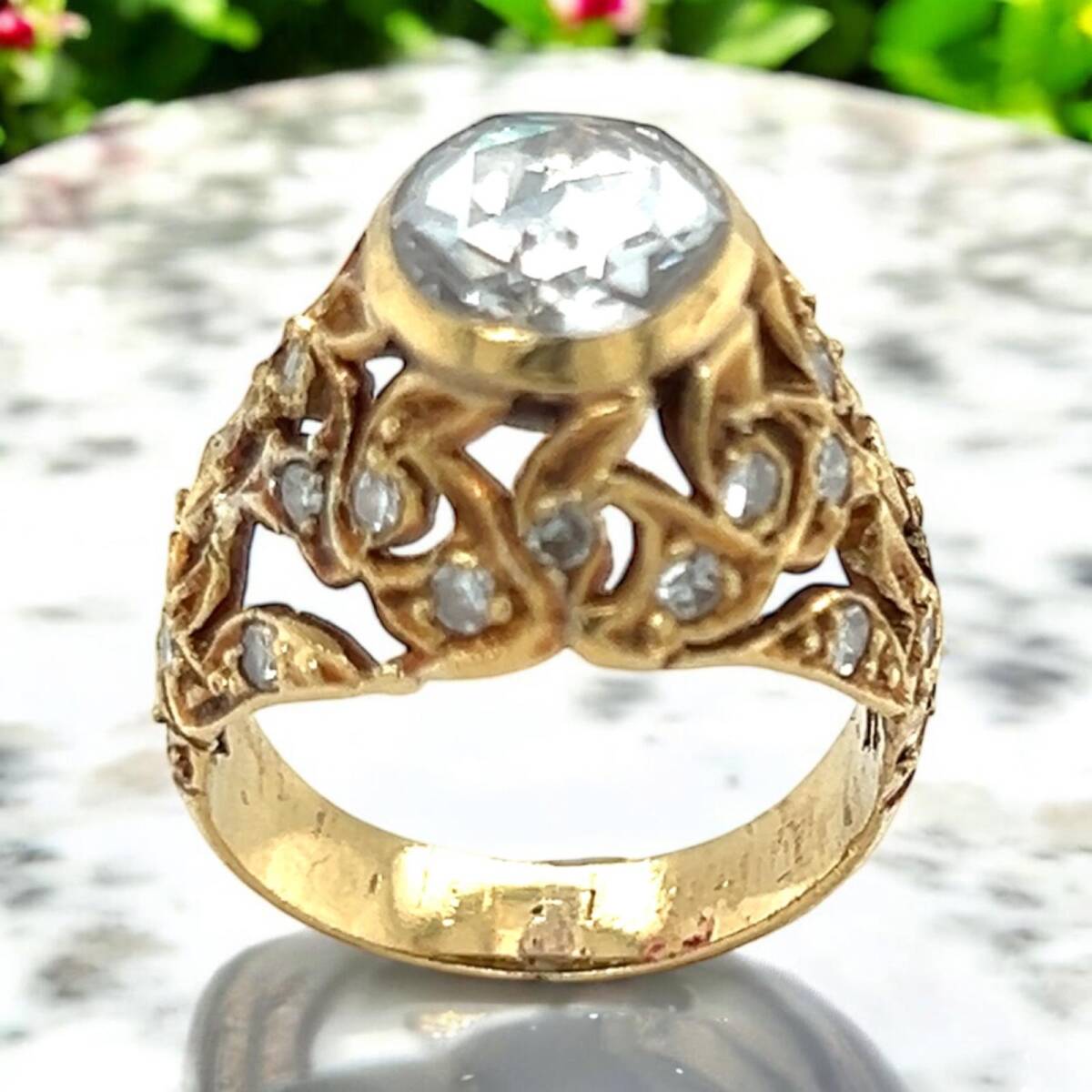 Osmanlı Dönemi 18 Ayar Elmas Yüzük ELM245 #29.90 - 2