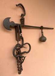 Osmanlı Dönemi Antika Topuzlu Kantar (Çok İyi Kondisyon - Eksiksiz) AOB2807 - 2