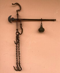 Osmanlı Dönemi Antika Topuzlu Orta Boy Kantar (Çok İyi Kondisyon - Eksiksiz) AOB2804 - Gökçekoleksiyon