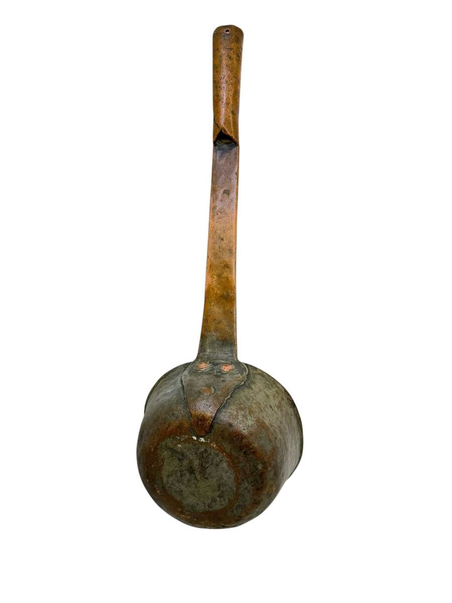 Osmanlı Dönemi Bakır Antika Kepçe AOB6129 - 3