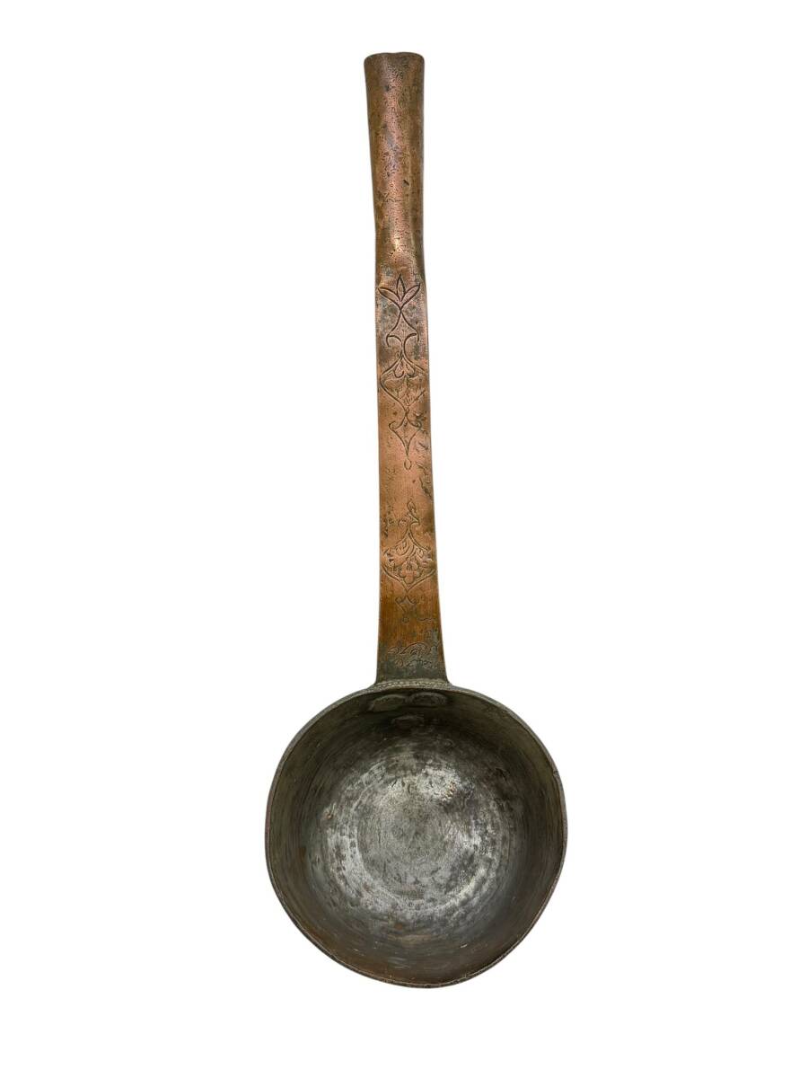 Osmanlı Dönemi Bakır Antika Kepçe AOB6129 - 2
