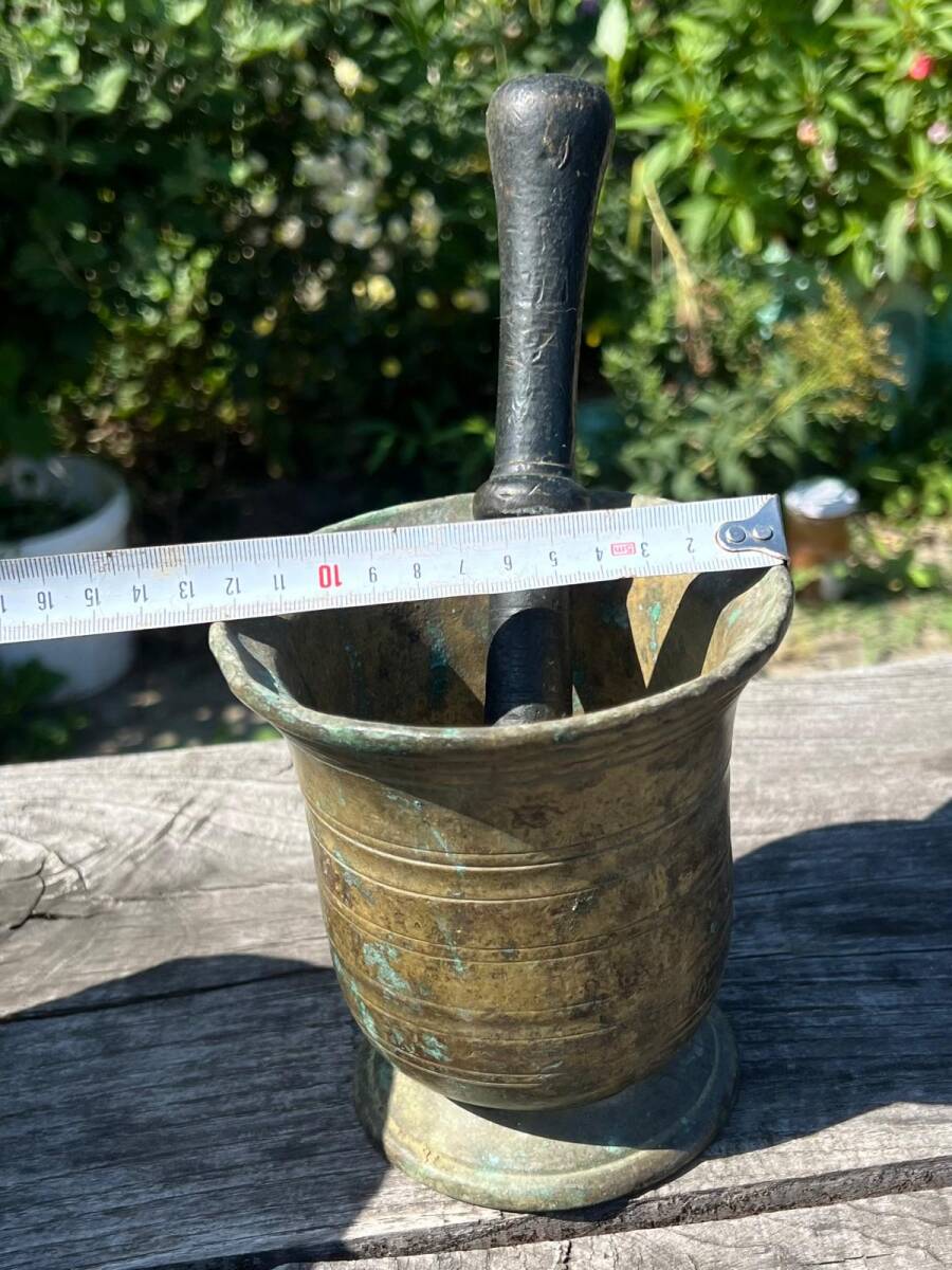 Osmanlı Dönemi Bronz Havan AOB4557 - 6