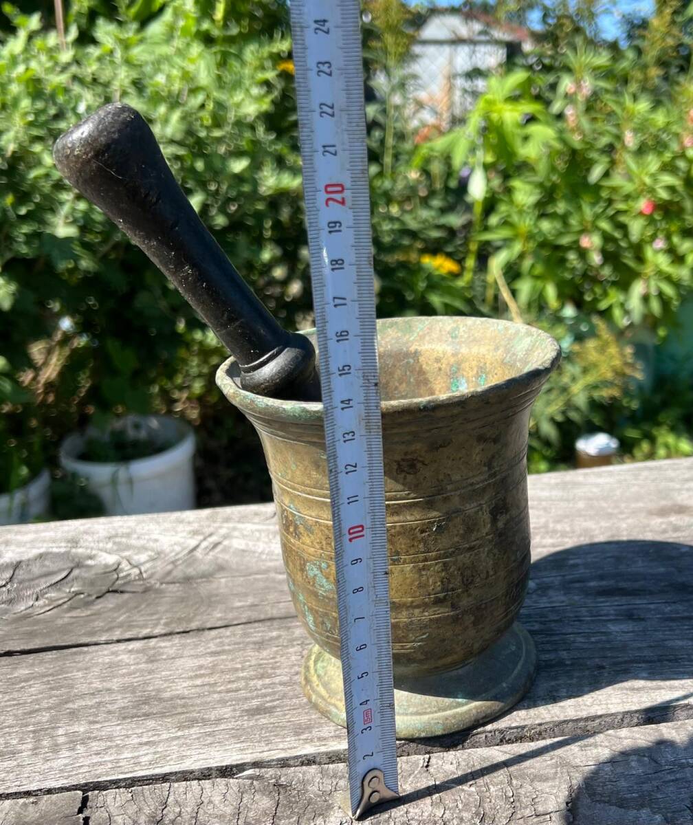 Osmanlı Dönemi Bronz Havan AOB4557 - 5