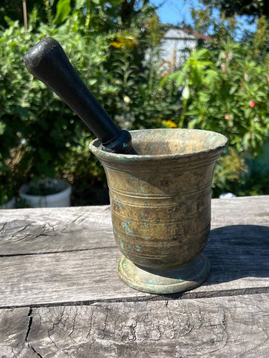 Osmanlı Dönemi Bronz Havan AOB4557 - 3