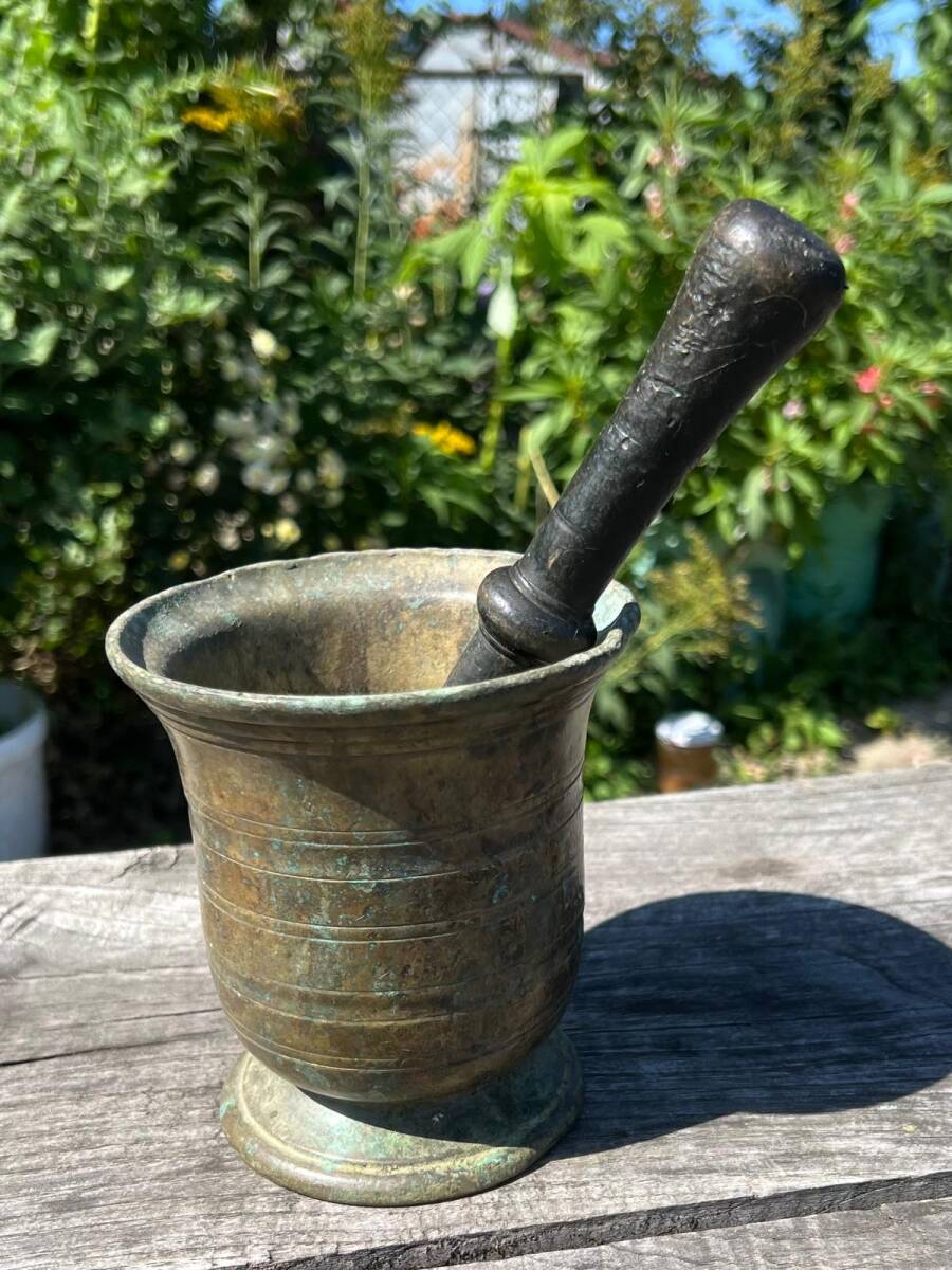 Osmanlı Dönemi Bronz Havan AOB4557 - 2