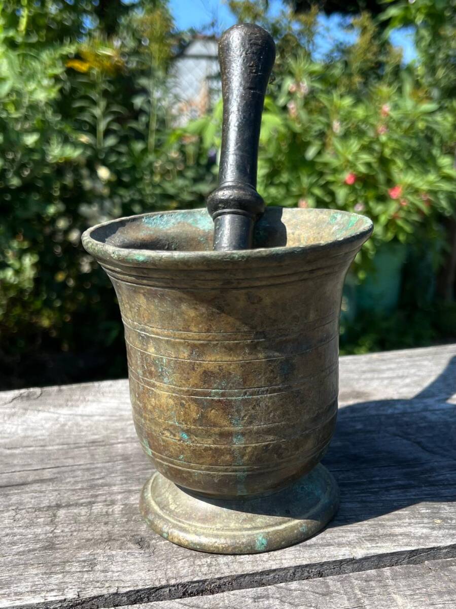 Osmanlı Dönemi Bronz Havan AOB4557 - 7