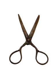 Osmanlı Tarzı Antika Derici Makası – El Yapımı Zanaat Aleti AOB3934 - Gökçekoleksiyon