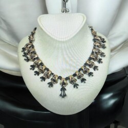 Osmanlı Dönemi Ermeni Usta İşi Elmas Taşlı Gerdanlık ELM079 #20 - Gökçekoleksiyon