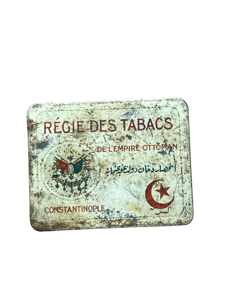Osmanlı Dönemi Eski Sigara Teneke Kutusu AOB4266 (N) - 1