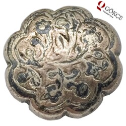 Osmanlı Dönemi Gümüş Mineli Düğme MVT311 - Gökçekoleksiyon