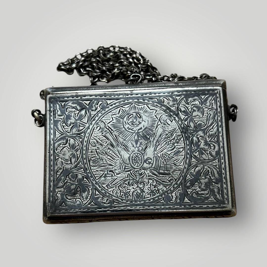 Osmanlı Dönemi Gümüş Savatlı Hamayıl (Cevşen) – Koleksiyonluk Nadir Parça AOB6034 - 6