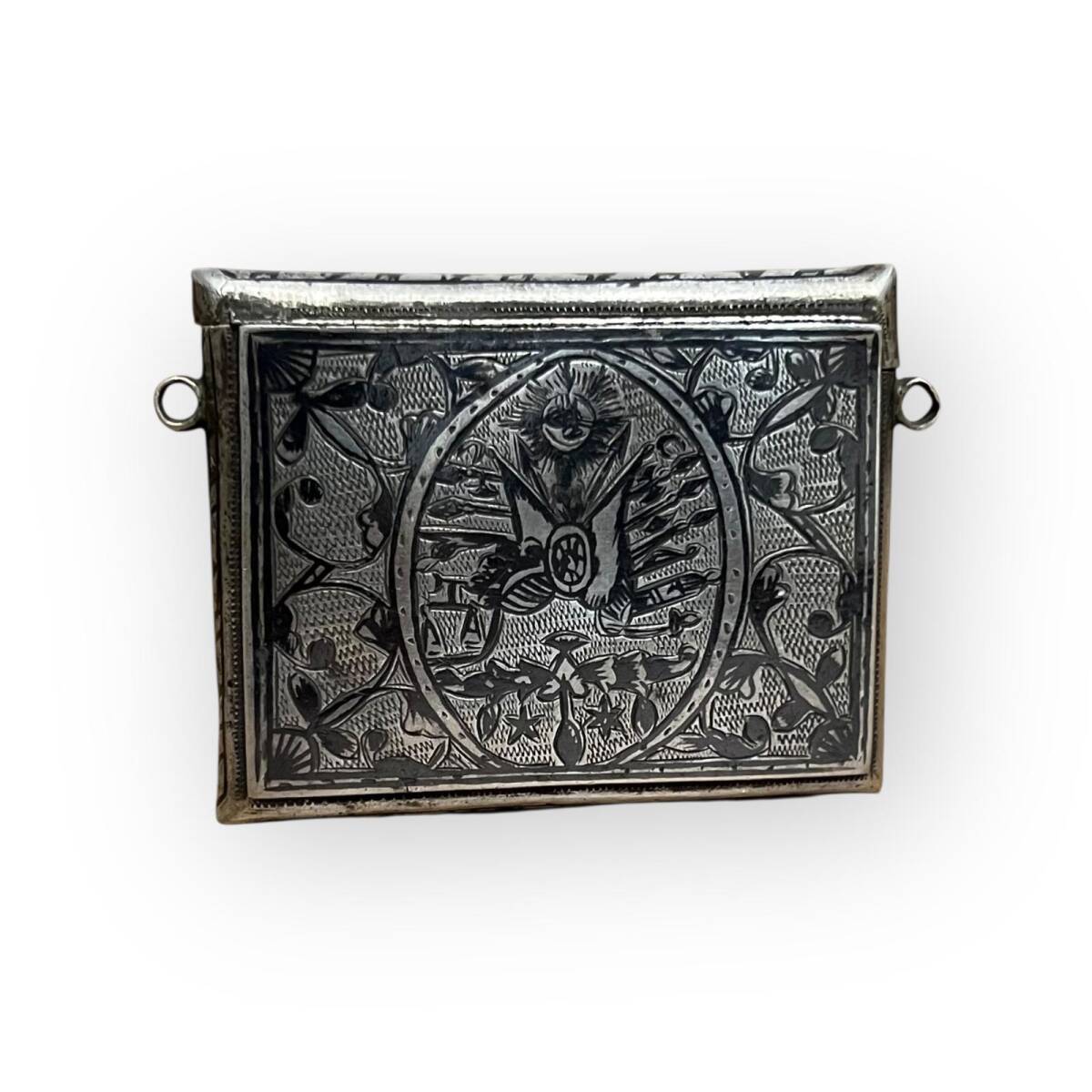 Osmanlı Dönemi Gümüş Savatlı Hamayıl (Cevşen) – Koleksiyonluk Zarif Parça AOB6033 - 1