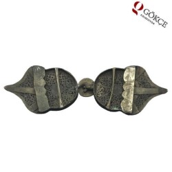 Osmanlı Dönemi Gümüş Kemer Tokası – Koleksiyonluk Antika Parça AOB100 - 4