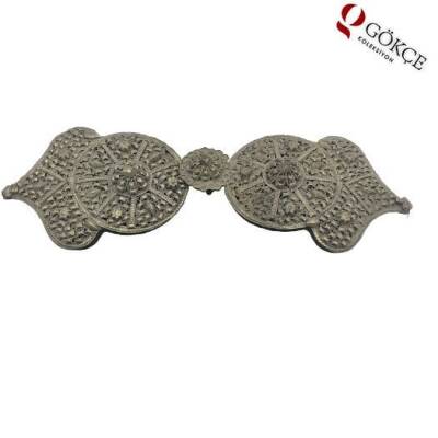 Osmanlı Dönemi Gümüş Kemer Tokası – Koleksiyonluk Antika Parça AOB101 - 3