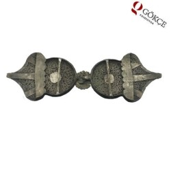 Osmanlı Dönemi Gümüş Kemer Tokası – Koleksiyonluk Antika Parça AOB101 - 4