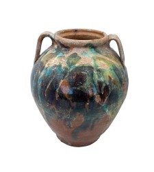 Osmanlı Dönemi Sırlı Bakliyat Küpü AOB1939 - 1