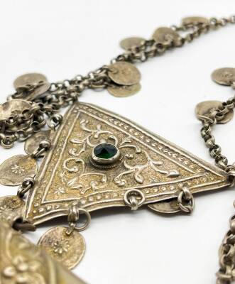 Osmanlı Dönemi Zincirli Gümüş Hamayıl (Cevşen) – Ağır Gramaj Koleksiyonluk AOB2971 - 2