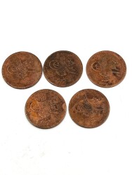 Abdülmecid Bakır 10 Para Lotu OMP3051 - Gökçekoleksiyon