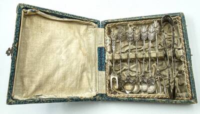 Osmanlı Dönemi Gümüş Çay Seti – Orijinal Kutusunda | 207.75gr Nadir AOB1729 - 1