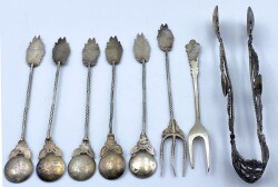 Osmanlı Dönemi Gümüş Çay Seti – Orijinal Kutusunda | 207.75gr Nadir AOB1729 - 4