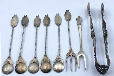 Osmanlı Dönemi Gümüş Çay Seti – Orijinal Kutusunda | 207.75gr Nadir AOB1729 - 4