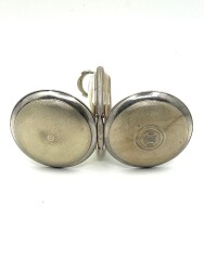 Osmanlı Gümüş Cep Saati Kasası – Anahtar Kurmalı, 44 mm | Çalışır Cam Üzerinde (#1.14) SAA275 - 6