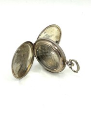 Osmanlı Gümüş Cep Saati Kasası – Anahtar Kurmalı, 44 mm | Çalışır Cam Üzerinde (#1.14) SAA275 - 5