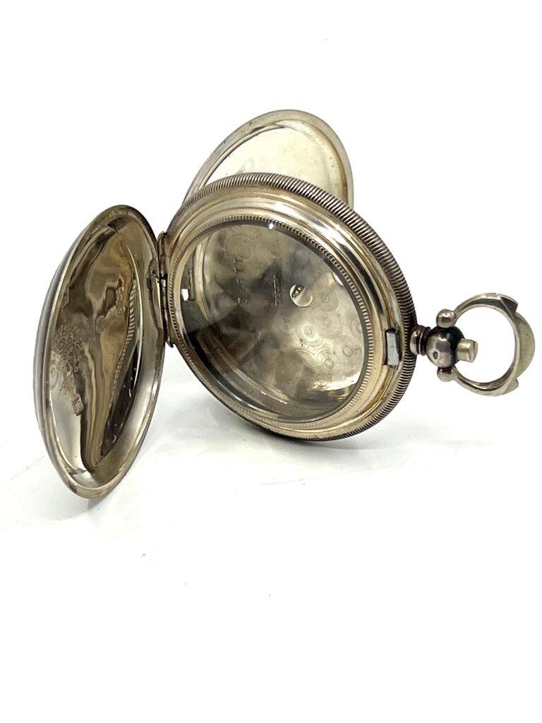 Osmanlı Gümüş Cep Saati Kasası GRS119 - 5
