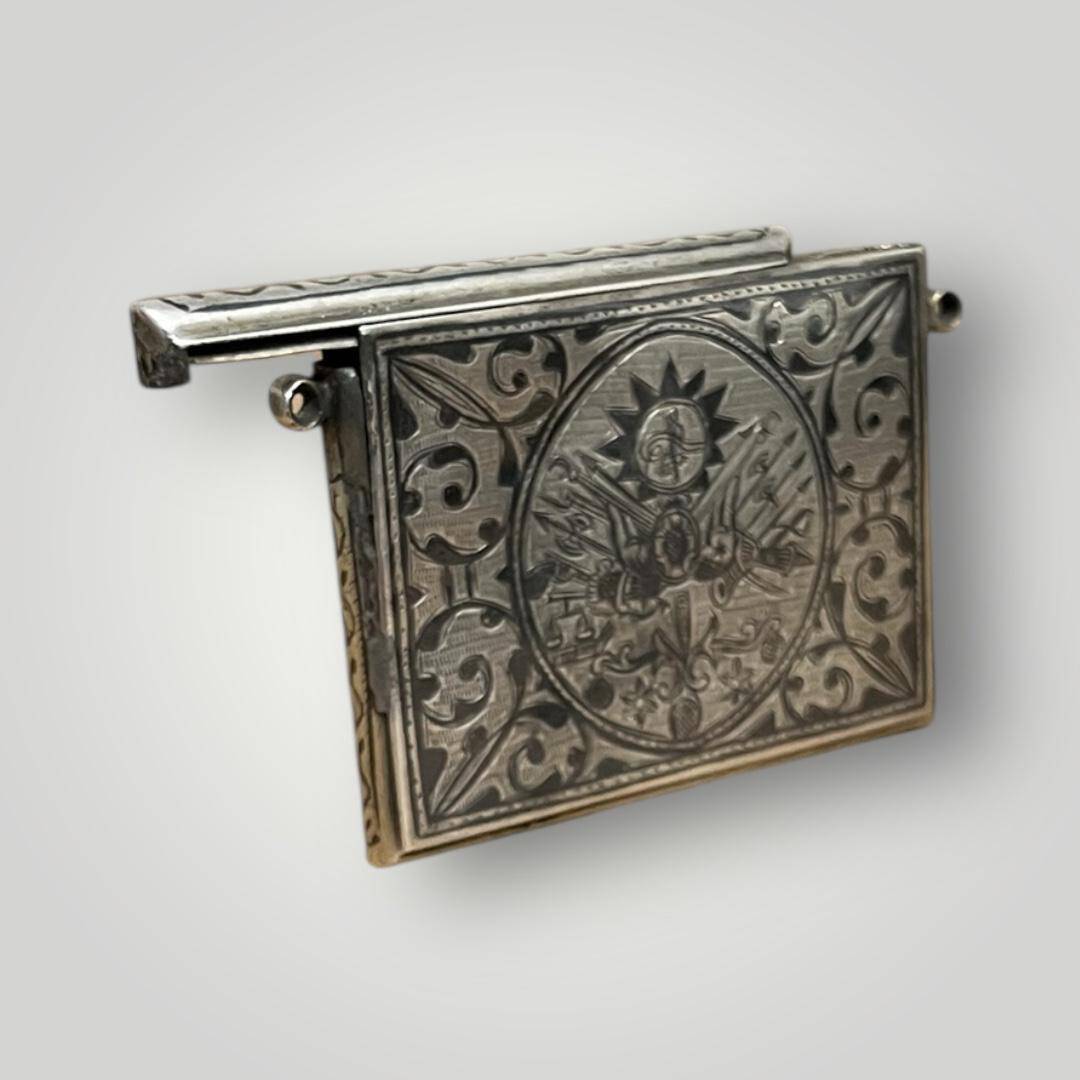 Osmanlı Gümüş Savatlı Hamayır - Cevşen AOB6035 - 7