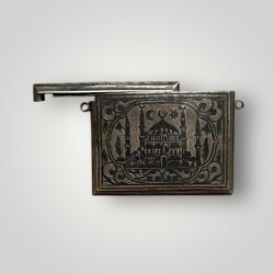 Osmanlı Dönemi Gümüş Savatlı Hamayıl (Cevşen) – Koleksiyonluk Parça AOB6036 - 3