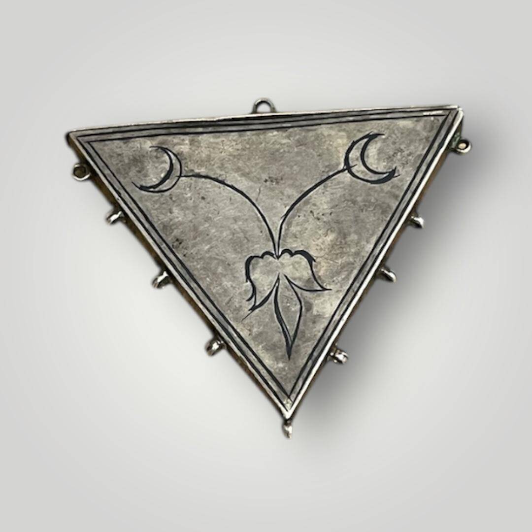 Osmanlı Dönemi Gümüş Savatlı Hamayıl (Cevşen) – Koleksiyonluk Nadir Parça AOB6037 - 2